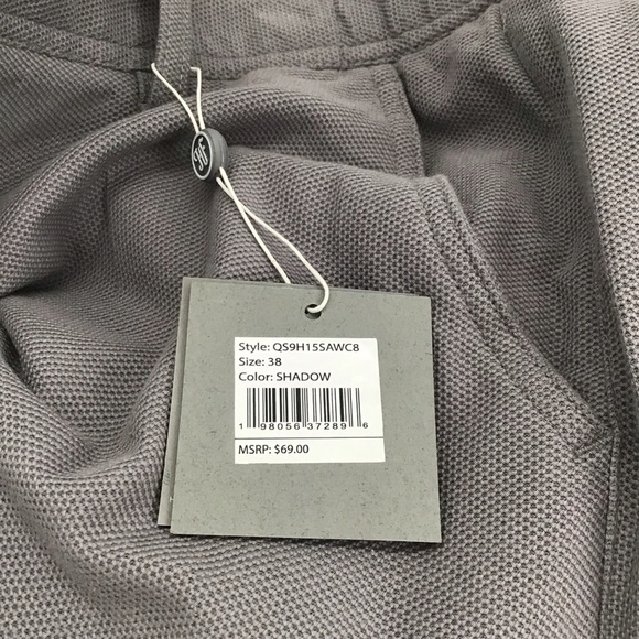 Hickey Freeman Men’s Classic Modern Fit Shorts Gray Elastic Casual NWT Size 38 - Picture 10 of 10